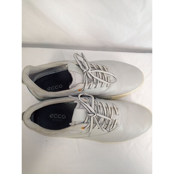ecco M Golf S-Three Concrete Retro Blue Performance Golf Shoes Size (44) 10-10. - Picture 7 of 12